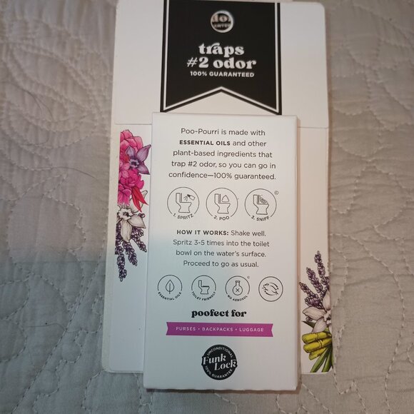 NEW Poo-Pourri 3pk On The Go' Toilet Spray 10ml - Picture 2 of 2